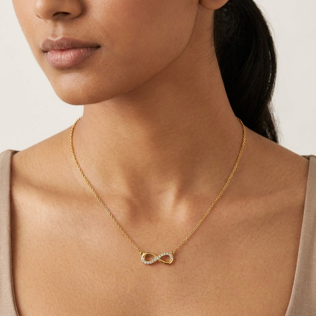 Infinity Spark Necklace