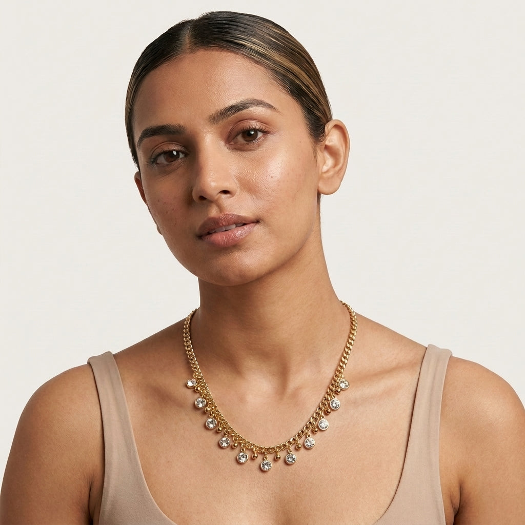 Luxe Celeste Charm Necklace