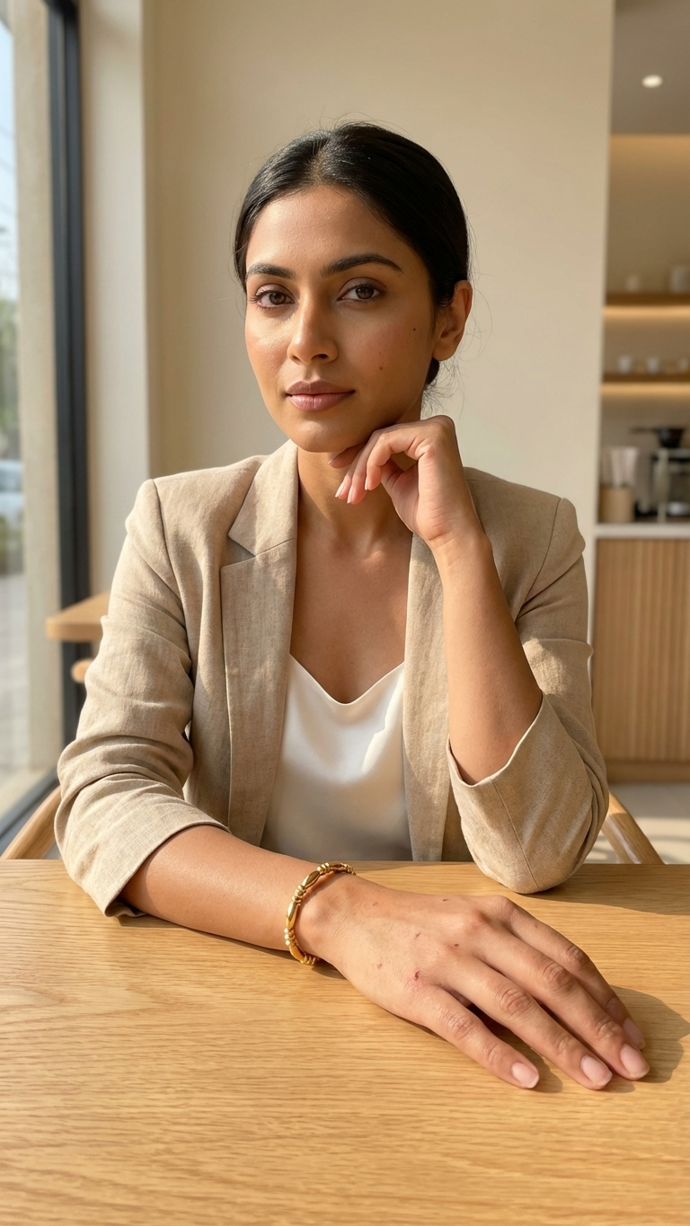 Minimal Gold Beaded Bracelet