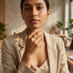 Aura Hollow Statement Ring