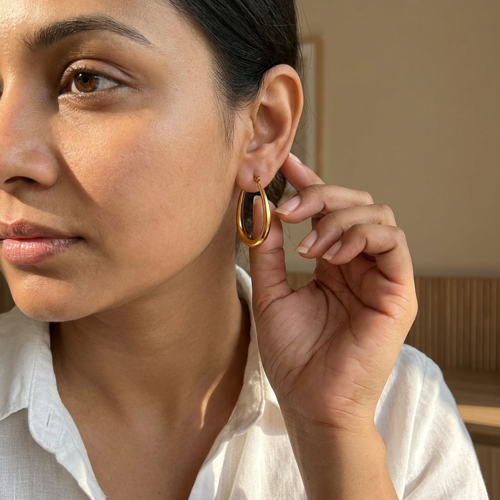 Aurelia Teardrop Hoops