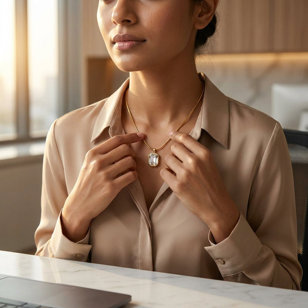Radiant Emerald Necklace