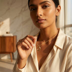 Aura Loop Pendant Necklace