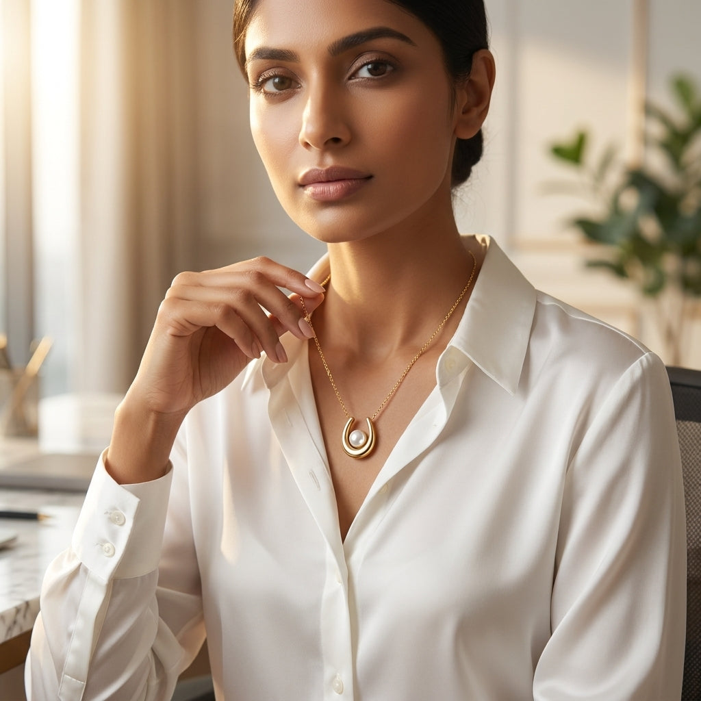 Pearl Halo Necklace