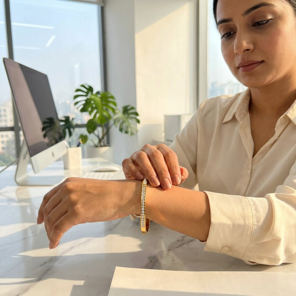 Éclat Crystal Bangle