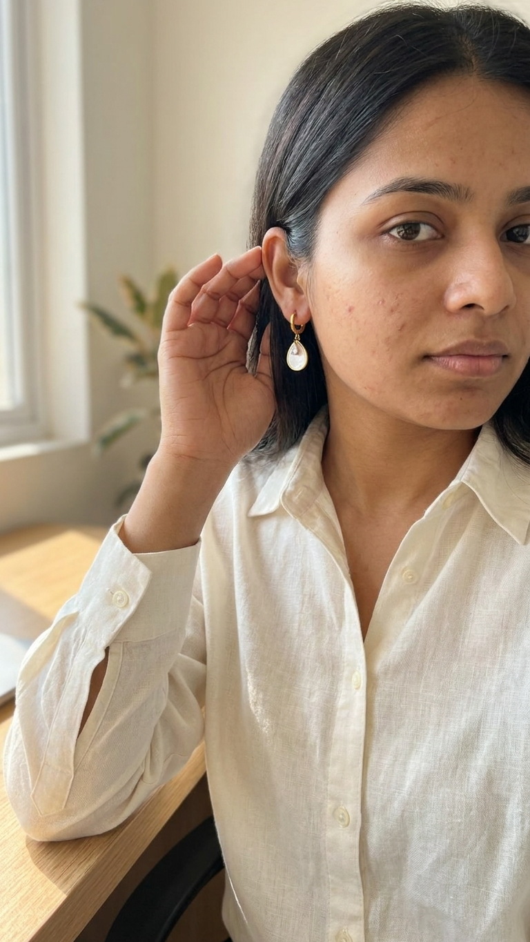 Celeste Pearl Drop Earrings