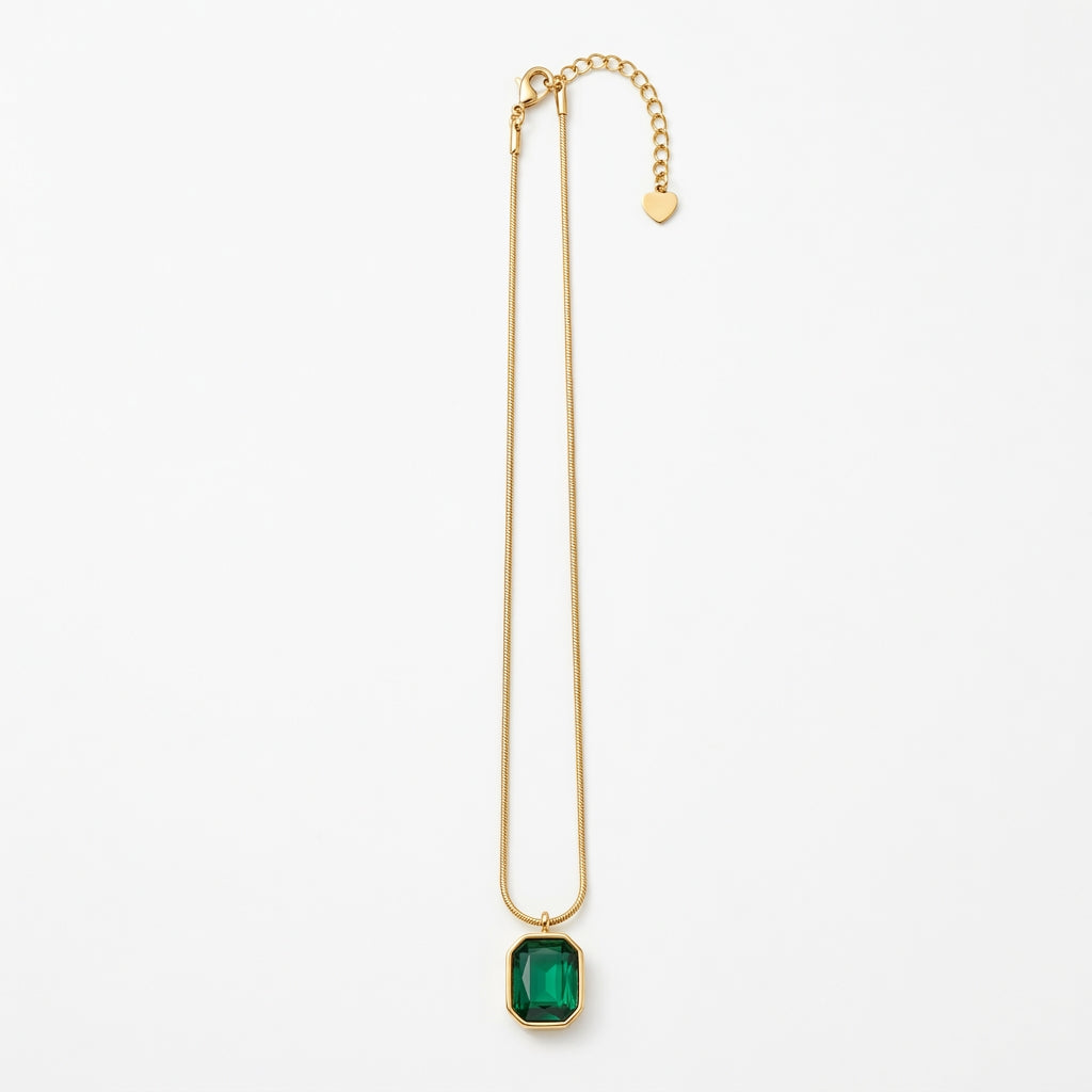 Emerald Glow Necklace