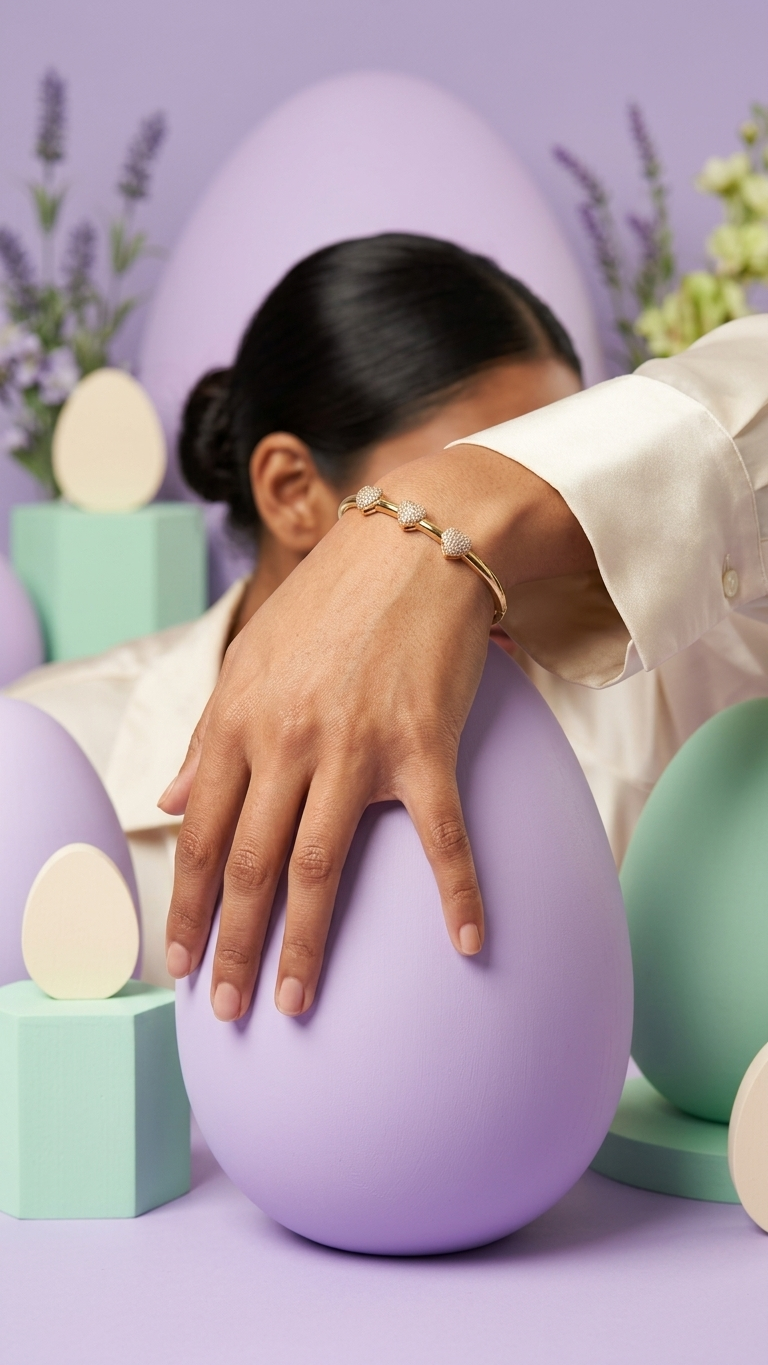 Triple Heart Gold Bracelet