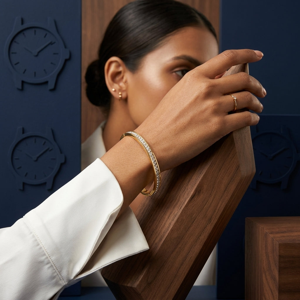 Aurielle Crystal Bangle