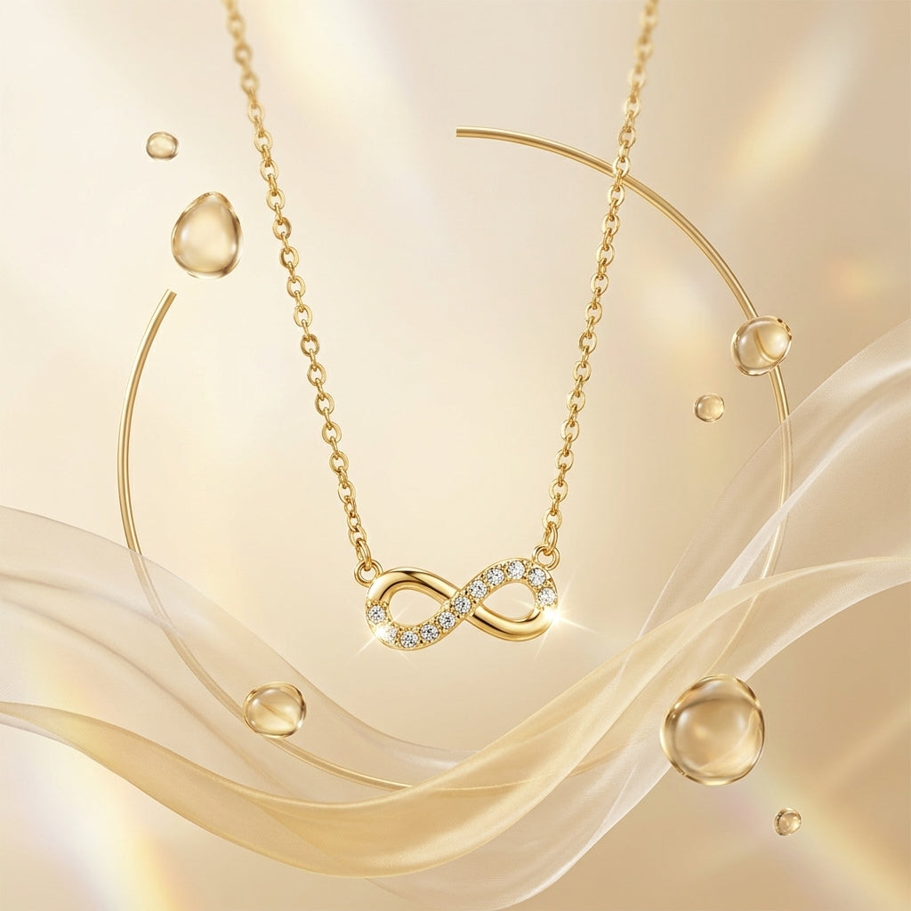 Infinity Spark Necklace