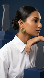Radiant Textured Hoop Earrings