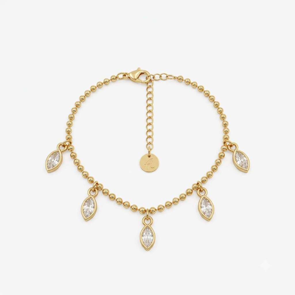 Marquise Charm Bracelet