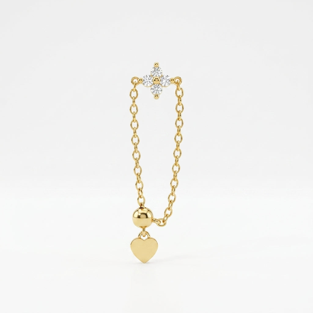 Luna Charm Chain Ring