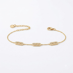 Pavé Link Gold Bracelet