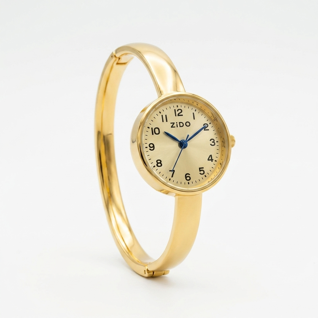 Classic Round Gold Watch