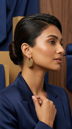 Terra Textured Hoop Earrings