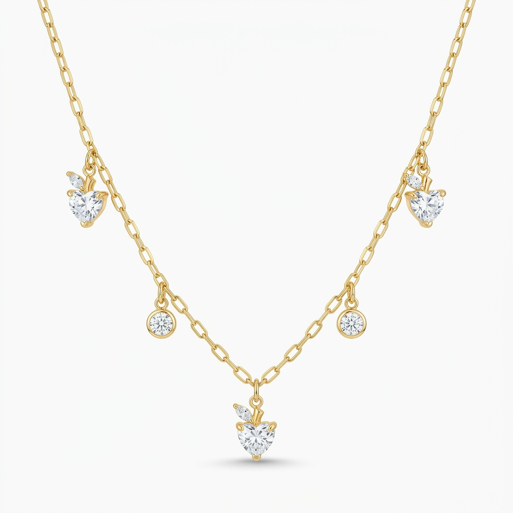 Cupid's Touch Charm Necklace
