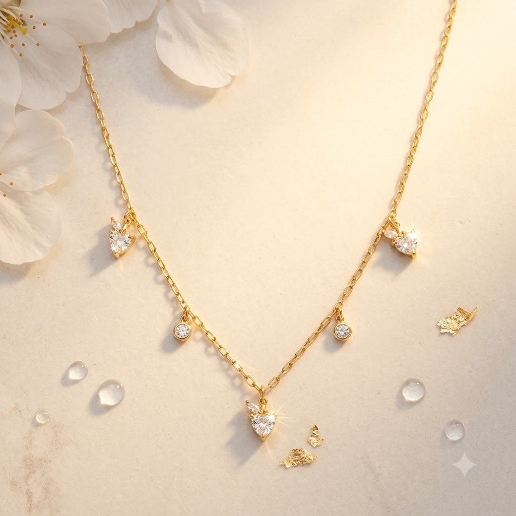 Cupid's Touch Charm Necklace
