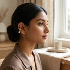 Teardrop Crystal Ear-Cuff (Single Ear)