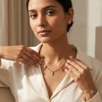 Celestial Star Charm Necklace & Earrings Set