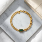 Emerald Link Bracelet
