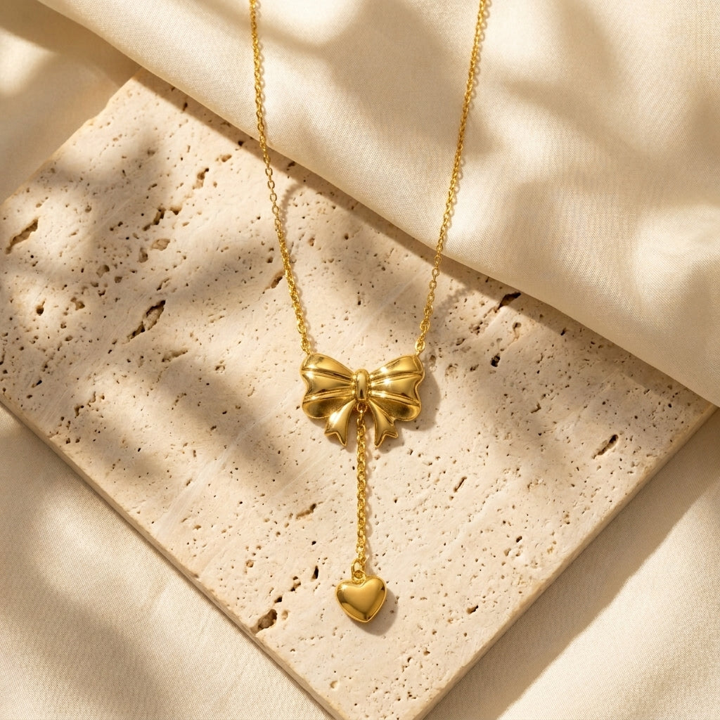 Sweetheart Bow Necklace