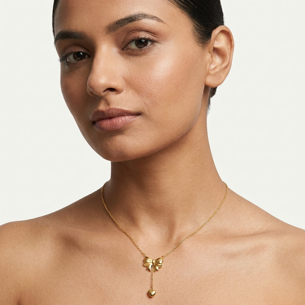 Sweetheart Bow Necklace