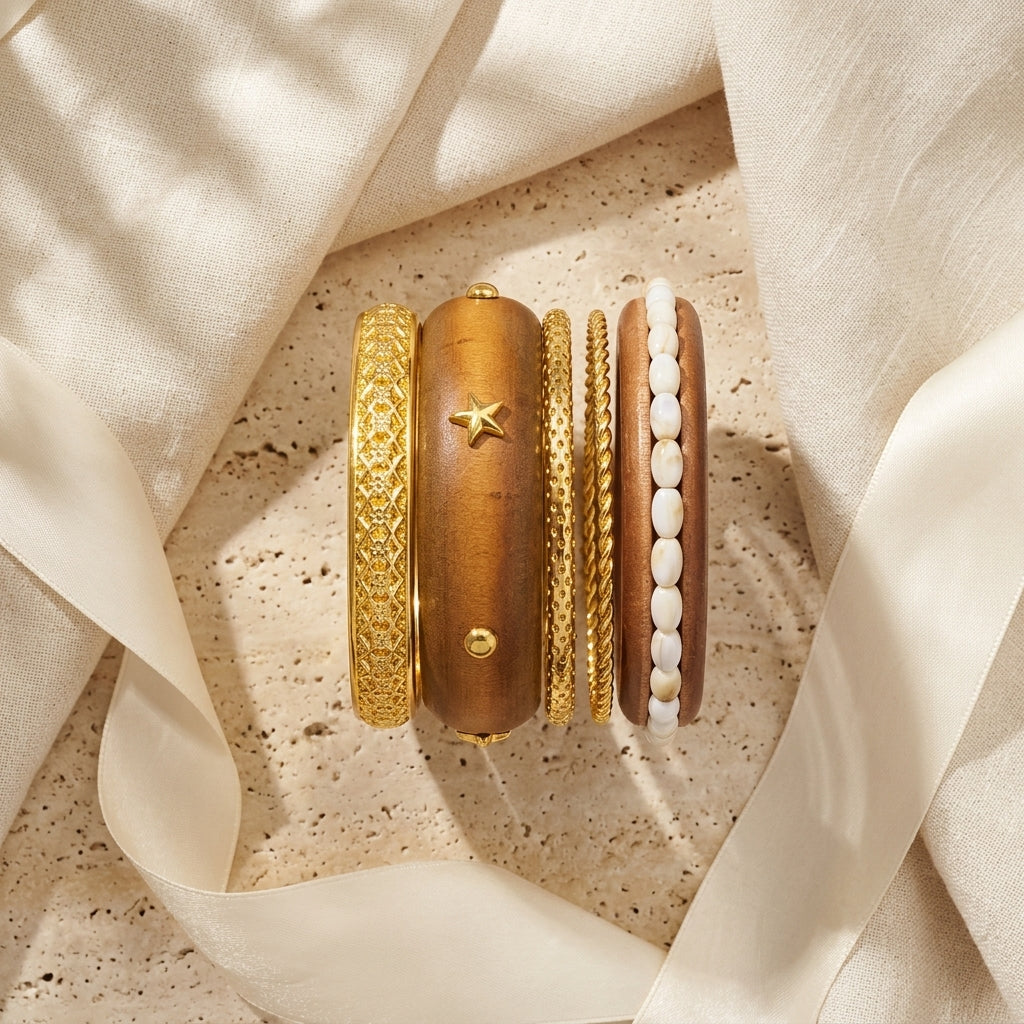 Coastal Charm Bangle Stack