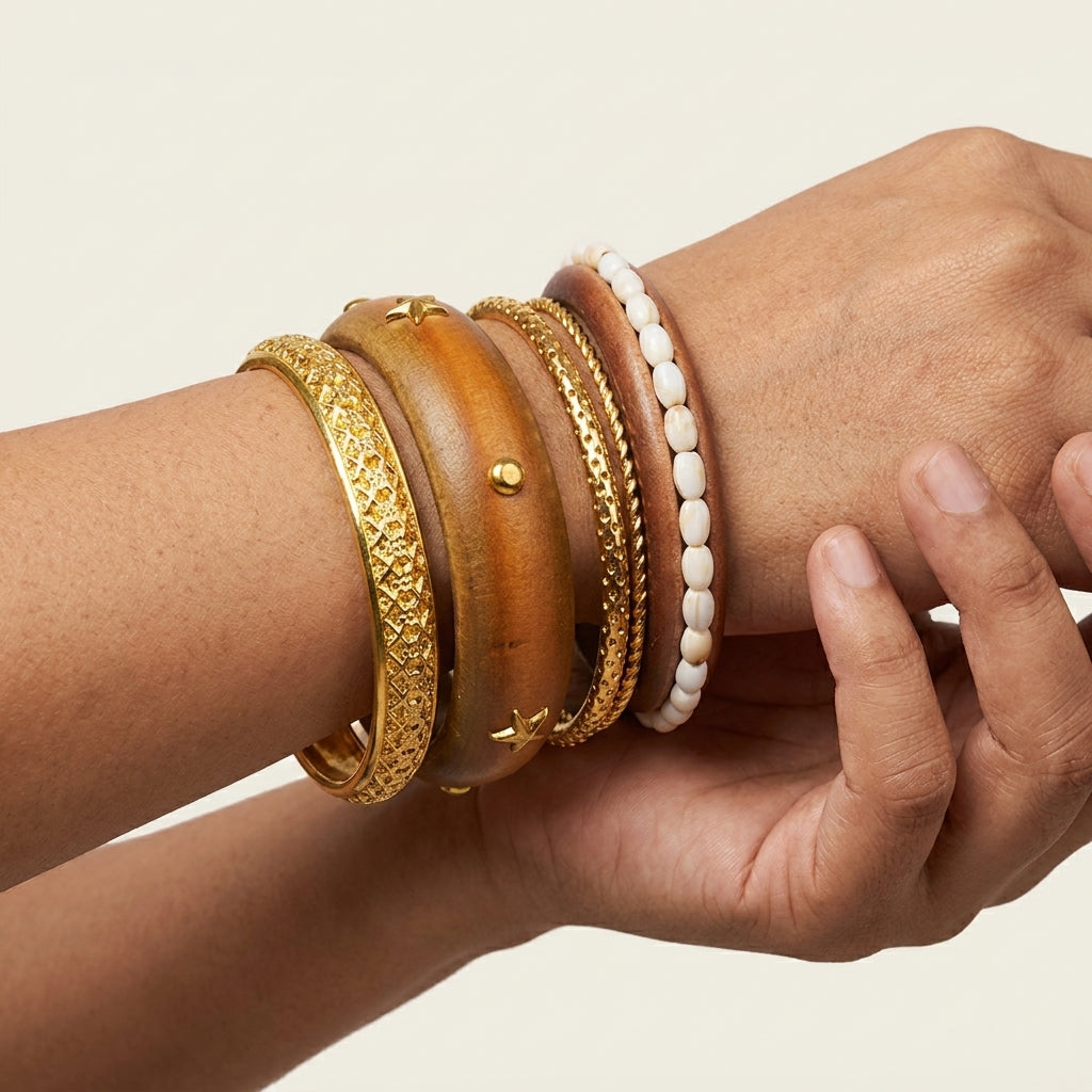 Coastal Charm Bangle Stack