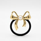 Pearl Bow Hair Tie