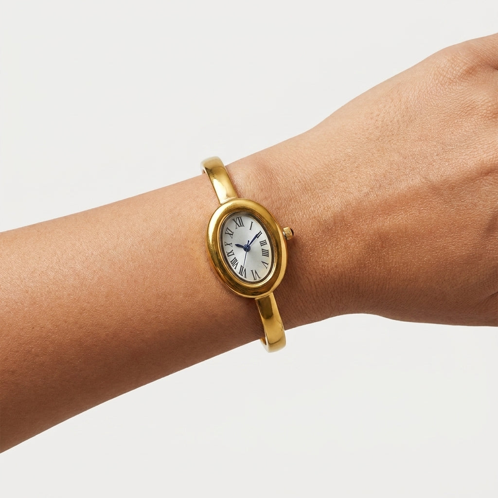 Classic Oval Bangle Watch