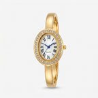 Crystal Bezel Bangle Watch