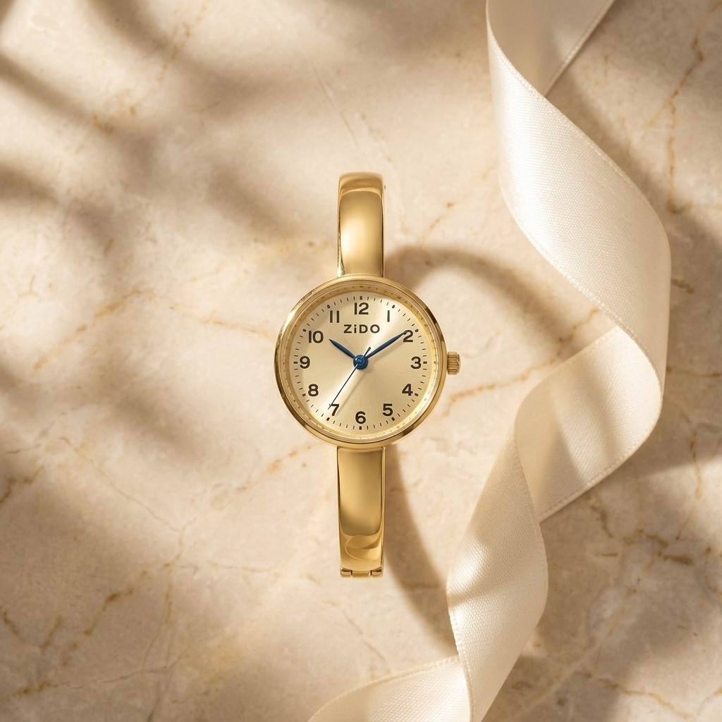 Classic Round Gold Watch