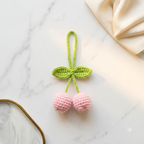 Handmade Cherry Bag Charm