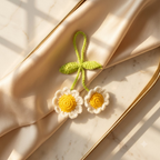 Handmade Daisy Flower Bag Charm