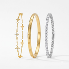 Celeste Crystal Bracelet Stack