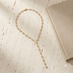 Y-Shaped Crytal Necklace (Long)