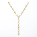 Y-Shaped Crytal Necklace (Long)