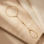 Gold tone Hand Chain