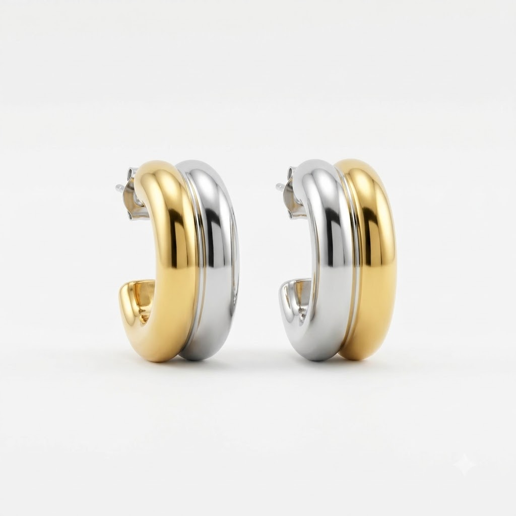 Dual Tone Hoops