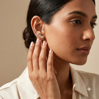 Gold Crystal Statemen Earring