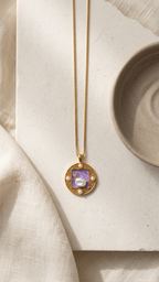 Pearl Medallion Necklace